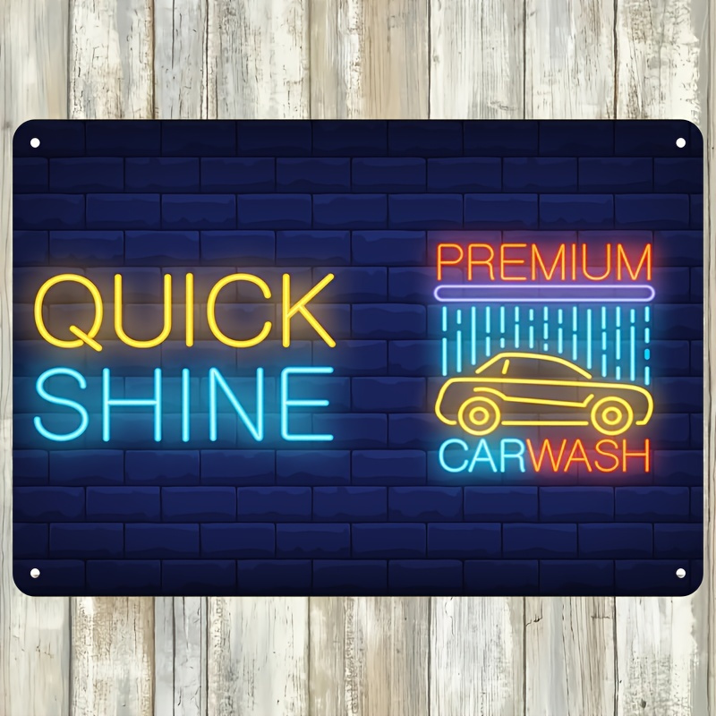 Auto Repair Shop Design - Неоновая вывеска 