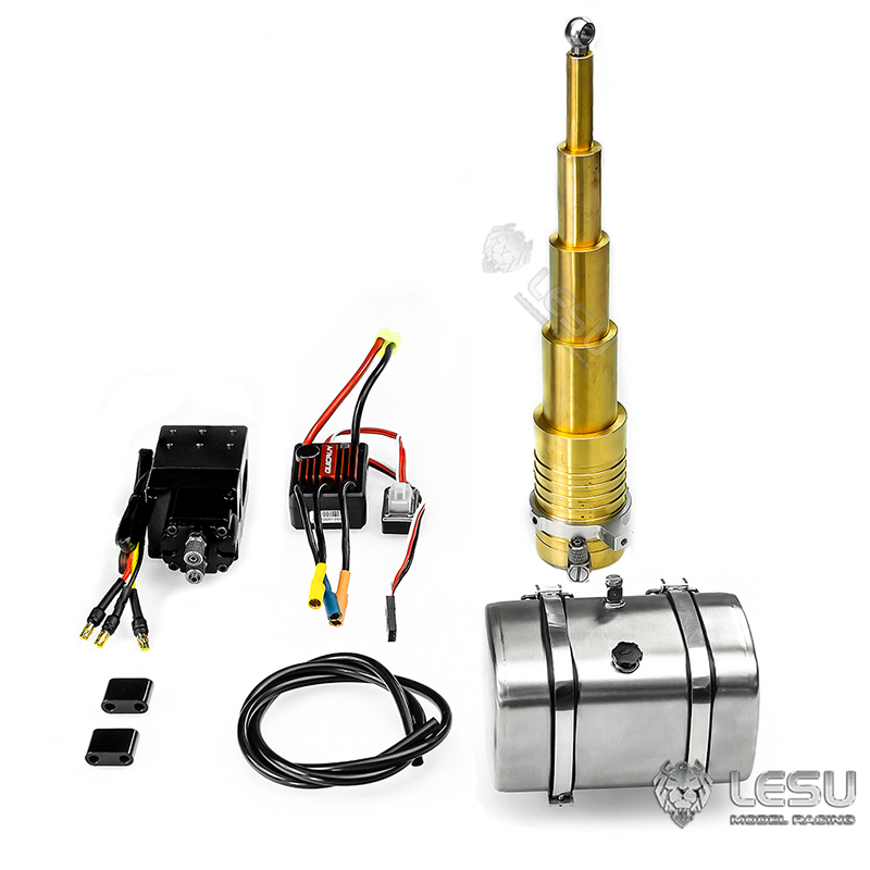 Hydraulic Car Lift - Гидравлическая система 1/14 LESU, подъемник цилиндра