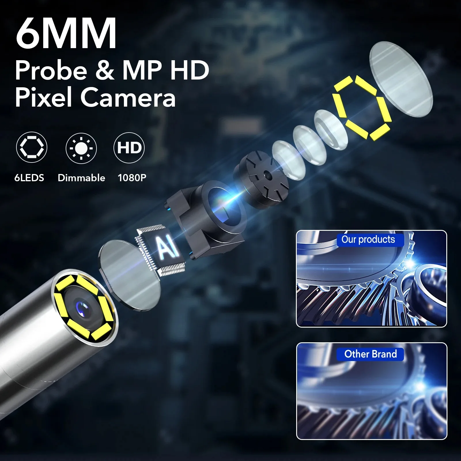 Промышленный эндоскоп RALCAM 4 – обзор и цена Endoscope Inspection Camera