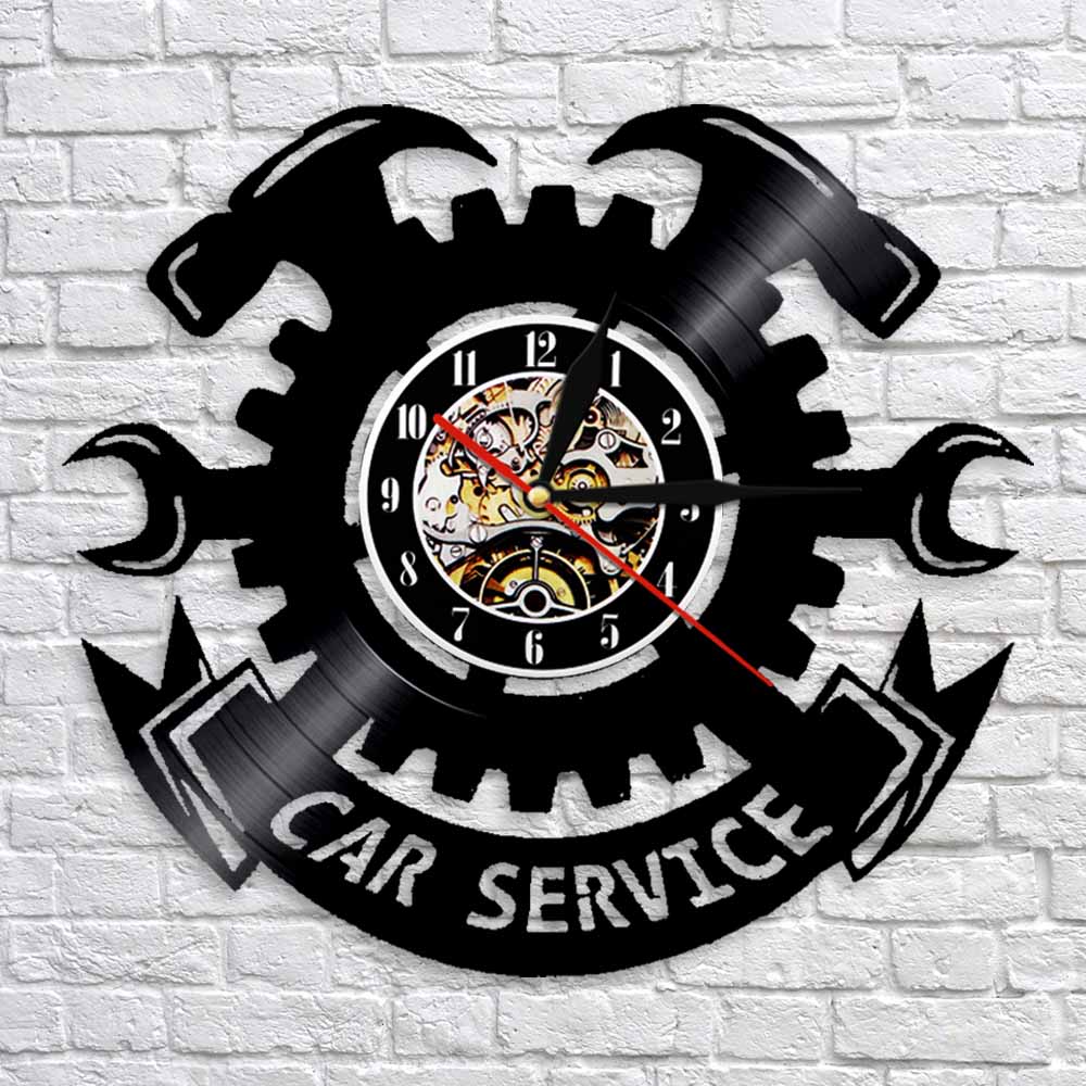 Настенные часы для автосервиса – обзор и цена Auto Repair Shop Design