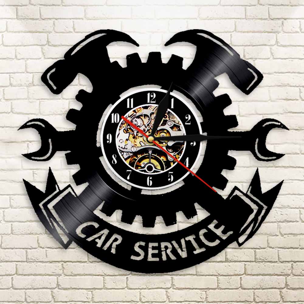 Настенные часы для автосервиса – обзор и цена Auto Repair Shop Design